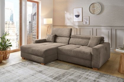 Slider von Job - Ecksofa Ausführung links taupe