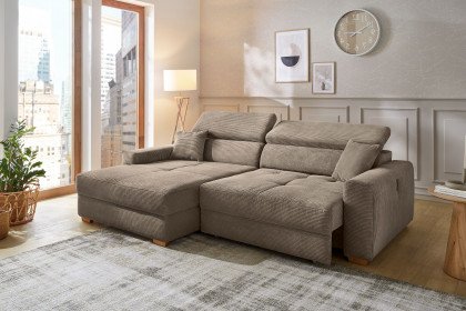 Slider von Job - Ecksofa Ausführung links taupe