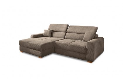 Slider von Job - Ecksofa Ausführung links taupe