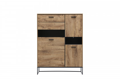 Manhattan-living von Wohnconcept - Highboard Haveleiche cognac