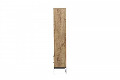 Manhattan-living von Wohnconcept - Vitrine mit graphitfarbenem Metallgestell