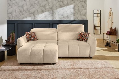 Zoom von Job - Ecksofa Ausführung links beige