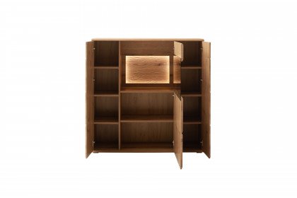 Naxos von MCA - Highboard mit Glasausschnitt