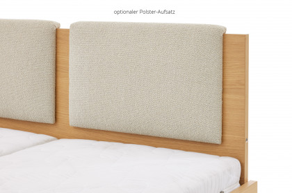 Kara-Frame-S von Musterring - Bett Furnier Eiche sand mit Kufen