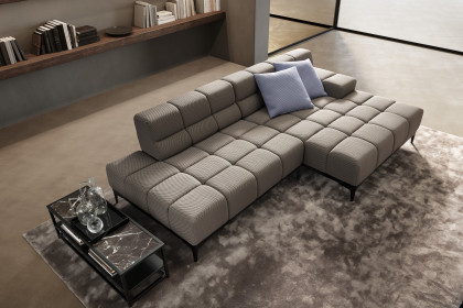 Oasis-LE24 von designwerk - Sofaecke rechts grey