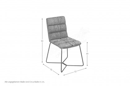 Aiden Soft von Bacher - Stuhl soft gepolstert