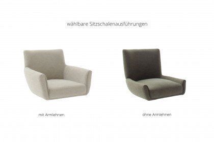 Wilson von MCA - Polsterstuhl mit grünem Stoffbezug