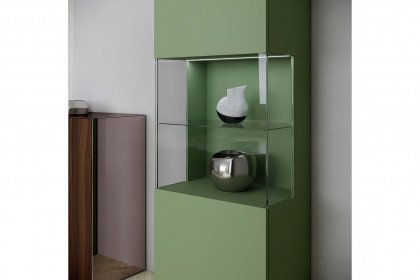 Ducale von MADíA CRAFT - Sideboard pale green matt/ Glas