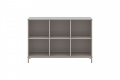 Brother Stu von YUNY by Paidi - Sideboard mit 6 offenen Fächern taupe