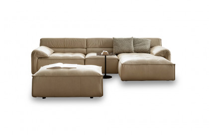 Vola-LE24 von designwerk - Ledersofa rechts grey