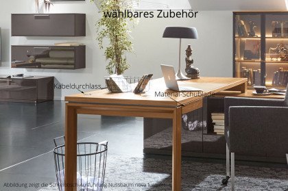 Kara-Frame von Musterring - Büroensemble mit Auflagen-Schreibtisch