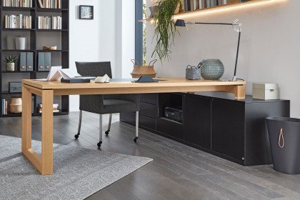 Kara-Frame von Musterring - Büroensemble mit Auflagen-Schreibtisch