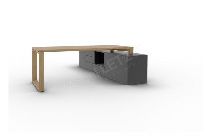 Kara-Frame von Musterring - Büroensemble mit Auflagen-Schreibtisch