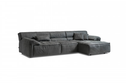 Vola-LE24 von designwerk - Ecksofa rechts black