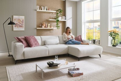 MP-IN24031 von Megapol - Ecksofa Variante rechts weiß
