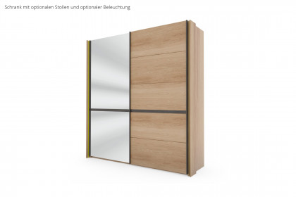 Sorrent von Musterring - Kleiderschrank ca. 200 cm breit Eiche - Spiegel