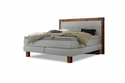 Edition pronto von Hasena - Boxspringbett Memphis in Grey