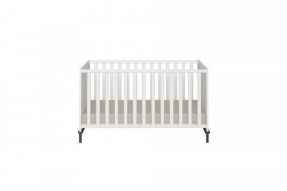 Lovely Aliv von YUNY by Paidi - Babybett off-white - Dark-Walnut-Nachbildung