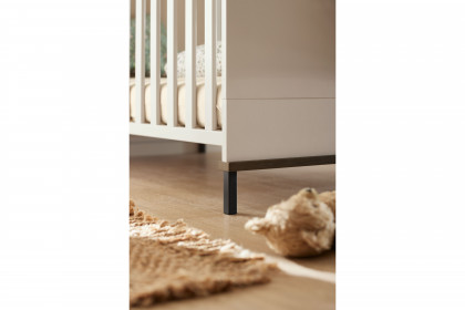 Lovely Aliv von YUNY by Paidi - Babybett off-white - Dark-Walnut-Nachbildung