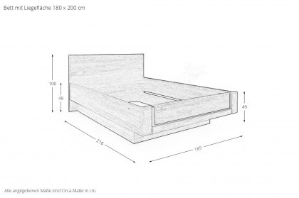 Sorrent von Musterring - Schlafzimmer-Vorzugskombi Eiche teilmassiv