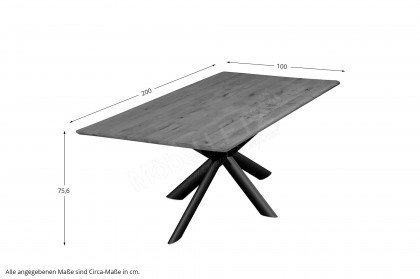 Concept 4 You von BODAHL MØBLER - Esszimmertisch in Wildeiche modern grey