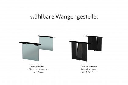 Concept 4 You von BODAHL MØBLER - Esszimmertisch in Wildeiche modern grey