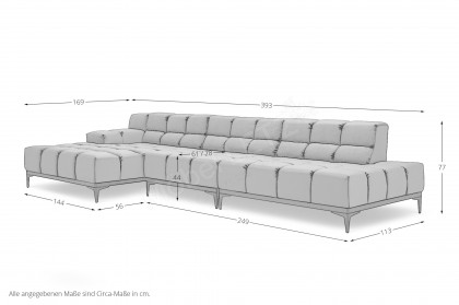 Oasis-LE24 von designwerk - Ecksofa links mouse