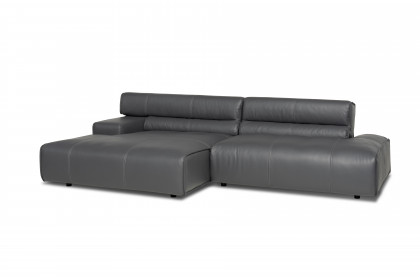 Colosseo von designwerk - Ledersofa links fango