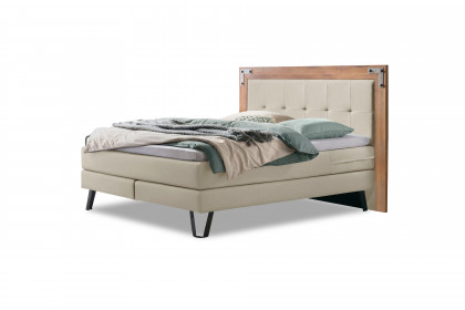 Edition pronto von Hasena - Boxspringbett Oakland beige