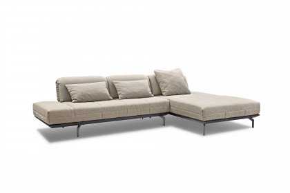 CR.420 von creation by Rolf Benz - Ecksofa rechts signalgrau