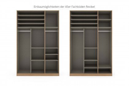 Alabama von Rauch Orange - Schrank Eiche mit Innenausstattung