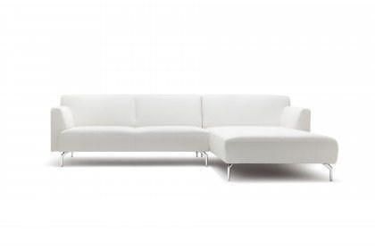 CR.446 von creation by Rolf Benz - Ecksofa rechts perlweiß