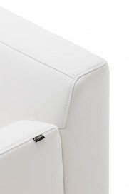 CR.446 von creation by Rolf Benz - Ecksofa rechts perlweiß
