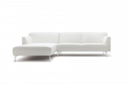 CR.446 von creation by Rolf Benz - Ecksofa links perlweiß