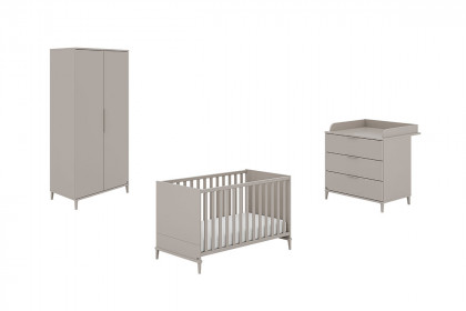 Brother Stu von YUNY by Paidi - 3-teilige Babyzimmer-Einrichtung taupe