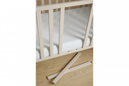 Sister Lou von YUNY by Paidi - Babyzimmer beige: Schrank 3T, Bett, Wickeltisch