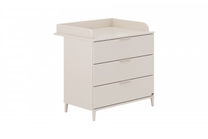 Sister Lou von YUNY by Paidi - Babyzimmer beige: Schrank 3T, Bett, Wickeltisch