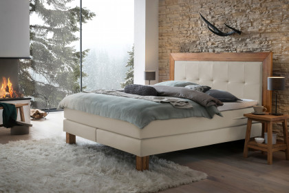 Edition pronto von Hasena - Boxspringbett Rustico beige