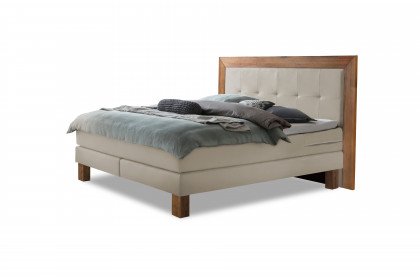 Edition pronto von Hasena - Boxspringbett Rustico beige