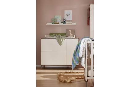 Lovely Aliv von YUNY by Paidi - Babyzimmer-Einrichtung 3-teilig off-white/ Nuss