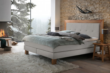 Edition pronto von Hasena - Boxspringbett Rustico grey