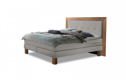 Edition pronto von Hasena - Boxspringbett Rustico grey