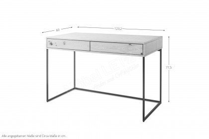 Kara-Frame von Musterring - Konsolen-Schreibtisch in Asteiche furniert