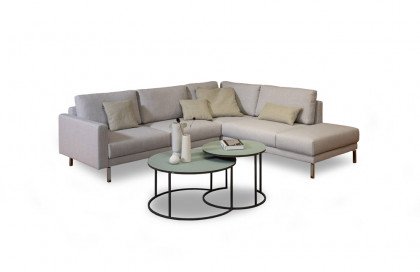 CR.450 von creation by Rolf Benz - Ecksofa rechts signalgrau