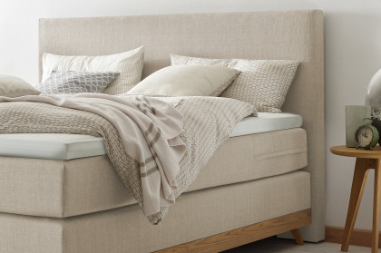 Edition pronto von Hasena - Boxspringbett Scandia in Beige