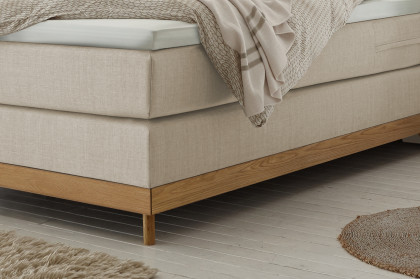 Edition pronto von Hasena - Boxspringbett Scandia in Beige