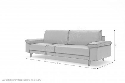 CR.450 von creation by Rolf Benz - Einzelsofa terrabraun