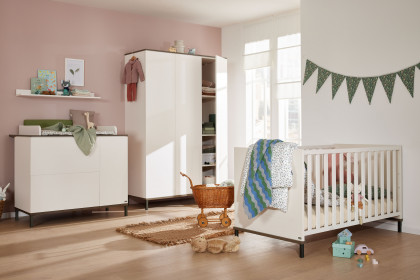 Lovely Aliv von YUNY by Paidi - Babyzimmer-Set off-white/ Dark-Walnut