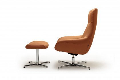 CR.485 von creation by Rolf Benz - Ledersessel signalbraun