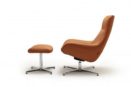 CR.485 von creation by Rolf Benz - Ledersessel signalbraun